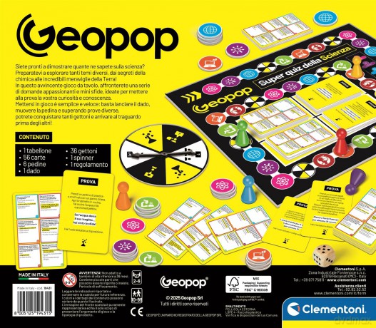 Clementoni: Geopop - Super Quiz Della Scienza