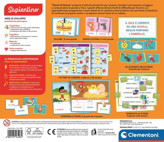Clementoni: Giochi Di Lettura