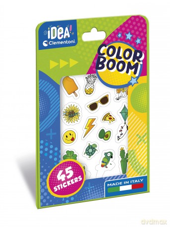 Clementoni: Idea! - Stickers Color Boom Made In Italy