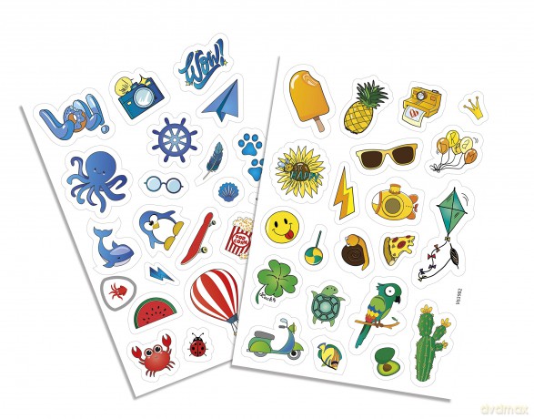 Clementoni: Idea! - Stickers Color Boom Made In Italy