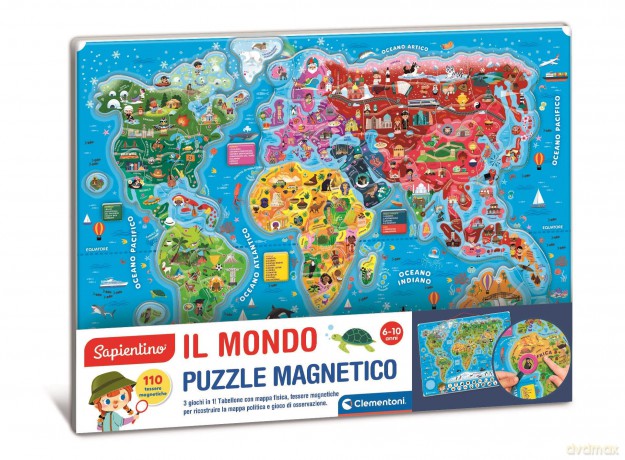 Clementoni: Il Mondo Puzzle Magnetico