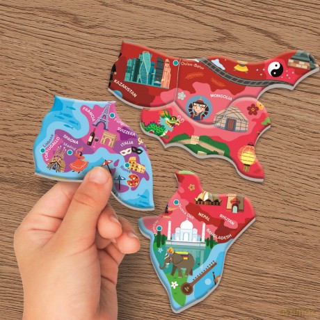 Clementoni: Il Mondo Puzzle Magnetico