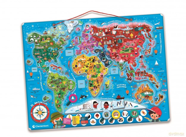 Clementoni: Il Mondo Puzzle Magnetico