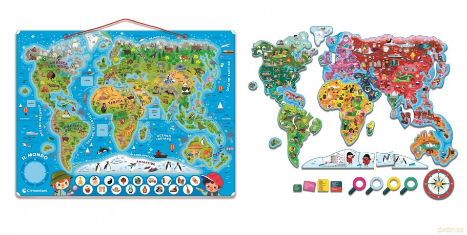 Clementoni: Il Mondo Puzzle Magnetico