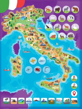 Clementoni: Italia Puzzle Magnetico