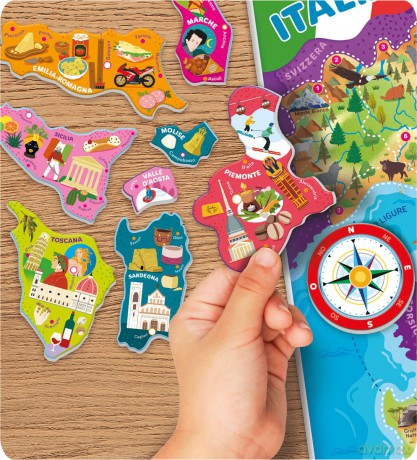 Clementoni: Italia Puzzle Magnetico