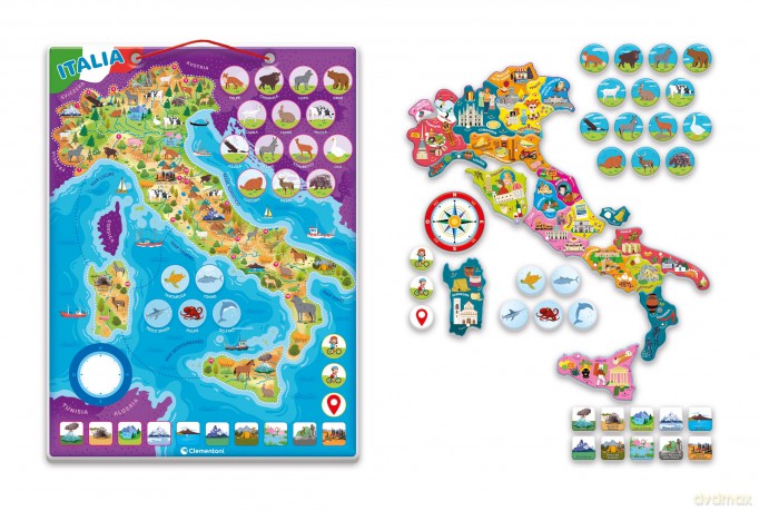 Clementoni: Italia Puzzle Magnetico
