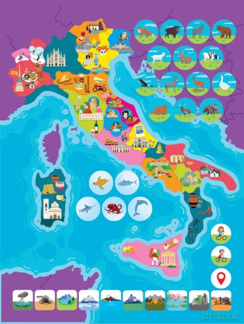 Clementoni: Italia Puzzle Magnetico