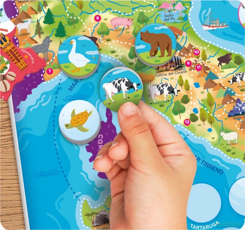 Clementoni: Italia Puzzle Magnetico