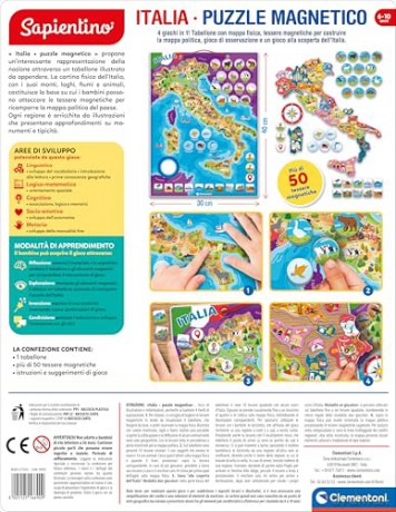 Clementoni: Italia Puzzle Magnetico