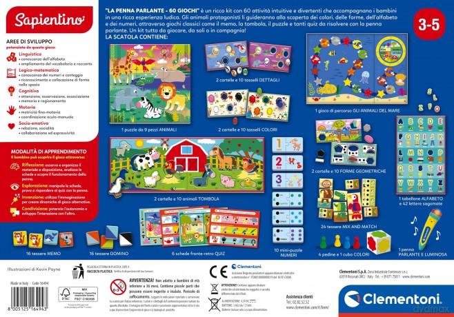 Clementoni: La Penna Parlante 60 Giochi