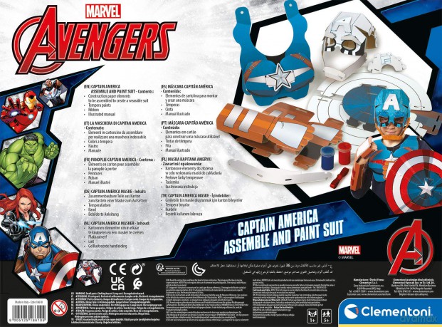 Clementoni: Play Creative Play Creative Captain America Mask