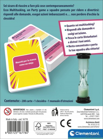 Clementoni: Ricreativi Giochi Made In Italy Party Game Multitasking