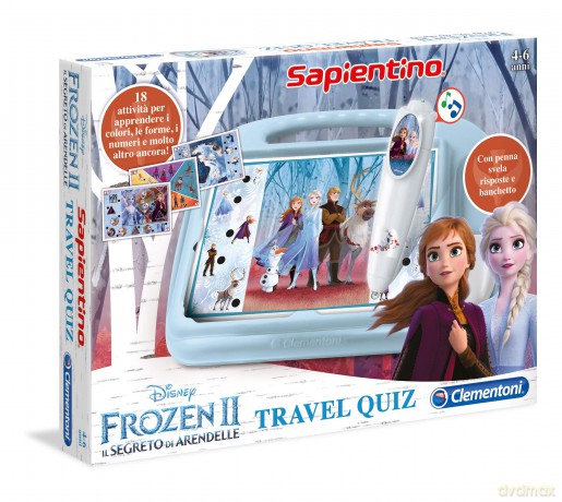 Clementoni: Sapientino - Sapientino Travel Quiz Frozen 2