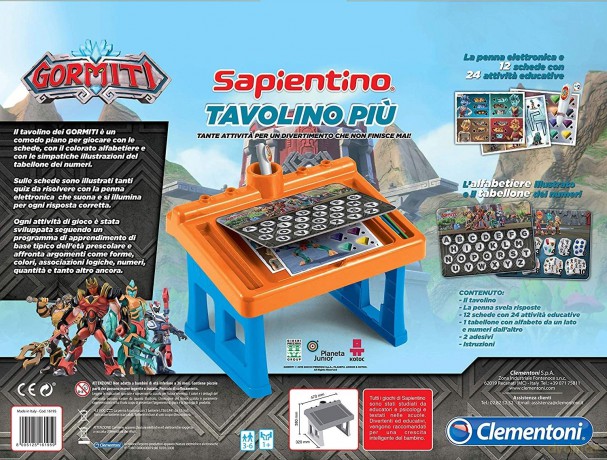 Clementoni: Sapientino - Tavolino Piu' Gormiti