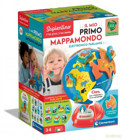 Clementoni: Sapientino Elettronico - Il Mio Primo Mappamondo (Made In Italy) (5+)