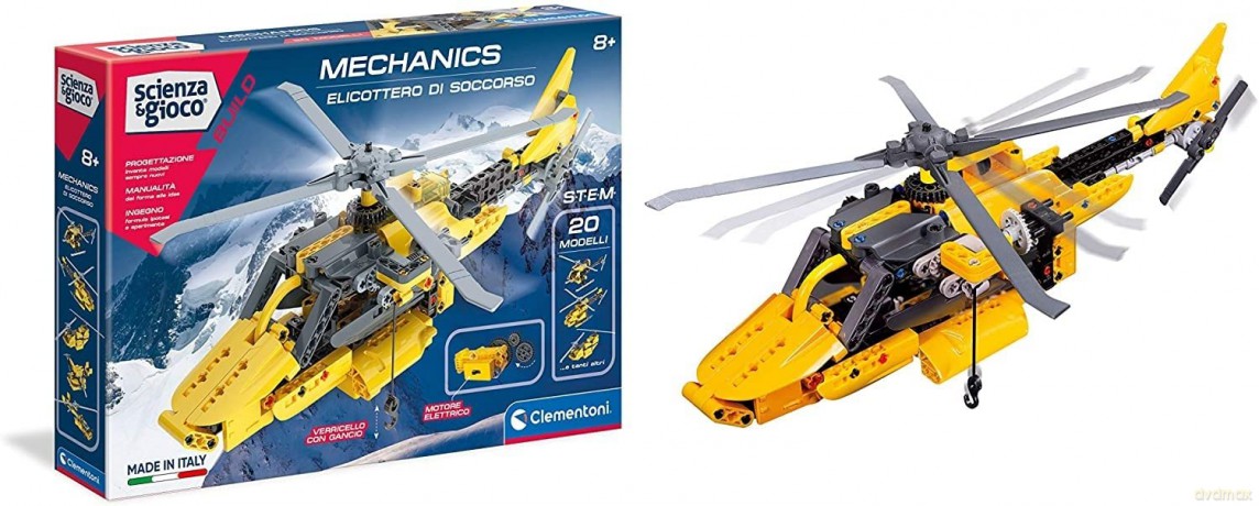 Clementoni: Scienza E Gioco - Laboratorio Di Meccanica - Elicottero Soccorso
