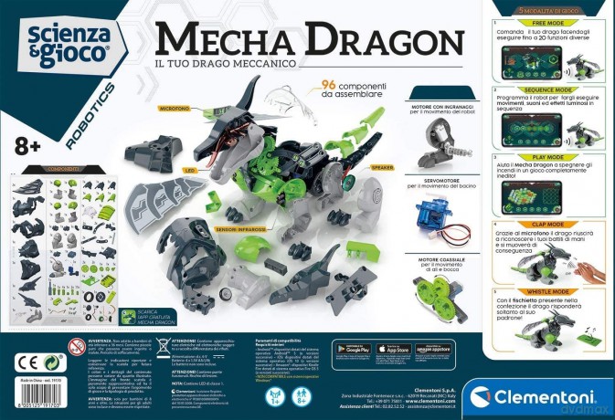 Clementoni: Scienza E Gioco - Mecha Drago Robot