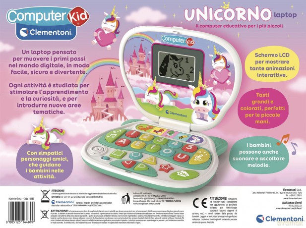 Clementoni: Unicorno Laptop 2+