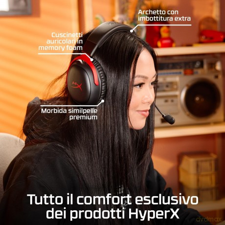 Cloud Iii S Wireless Red/Black