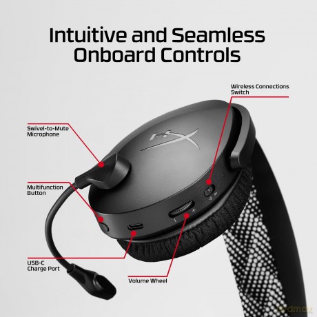 Cloud Jet Dual Wireless Black