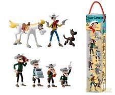 Collectible Series Tube With 7 Figures Plastoy Lucky Luke 70387