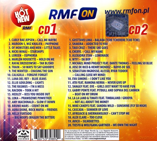 RMF FM Hot New vol. 1+2 Pakiet [4CD]