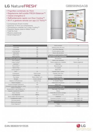 Combi D Tnf 185x70cm Inox