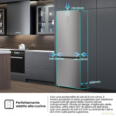 Combi Silver Kitchen Fit 413l