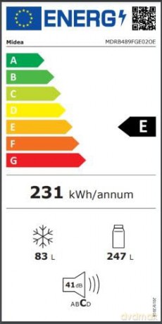 Combi Tnf 330l(247+83l)E Inox