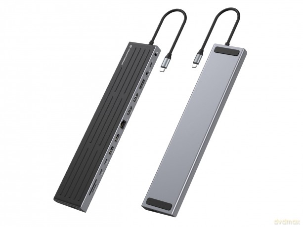 Conceptronic 14-1 Dock Usb-C->2xhdmi/...
