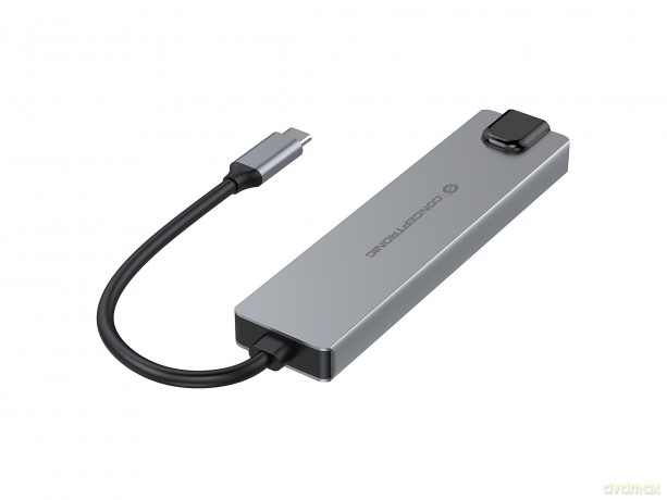Conceptronic Dock 6-In-1 Usb-C->Hdmi,2xusb-A,Usb-C
