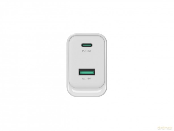 Conceptronic LadegeräT 2port 45w,1xusb-C,1xusb-A W
