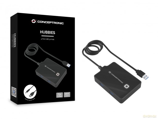 Conceptronic Usb-Hub 4-Port 3.0 ->4x3.0 O.N