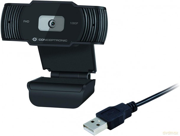 Conceptronic Webcam Amdis 1080p Full Hd Webcam+Mic