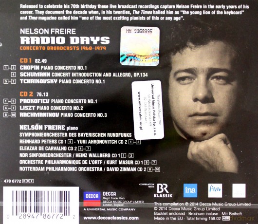 Nelson Freire: Radio Days [2CD]