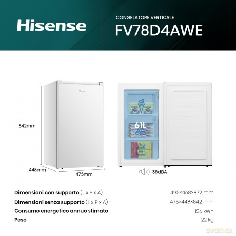 Cong Vert E 61l Bianco