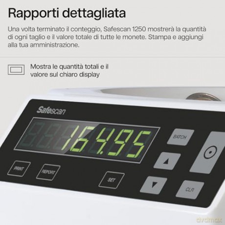 Conta-Dividi Monete Safescan 1250