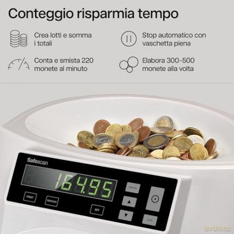 Conta-Dividi Monete Safescan 1250