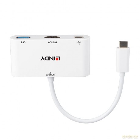 Converter Usb 3.1c-Hdmi Usba + P.D.