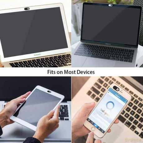 Copri Webcam Privacy 3pz Nero