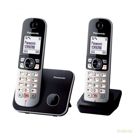 Cordless Kx-Tg6852jtb Duo Black