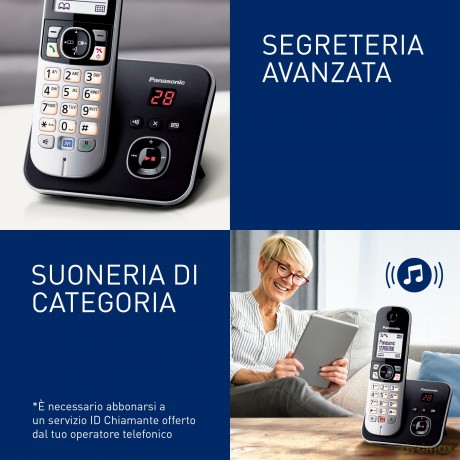 Cordless Kx-Tg6862jtb Segreteria