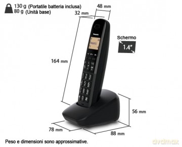 Cordless Kx-Tgb610jtb Black