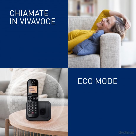 Cordless Kx-Tgc250jtb Black