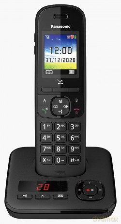 Cordless Kx-Tgh720 Black Segreteria