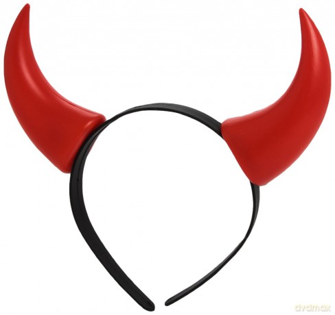 Corna Rosse Da Diavolo Con Cerchietto