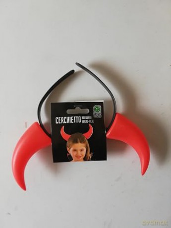 Corna Rosse Da Diavolo Con Cerchietto
