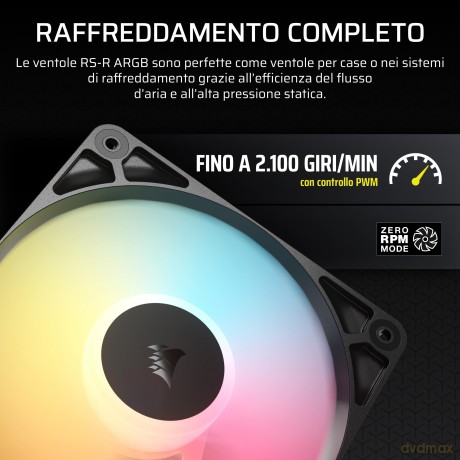 Corsair Lufter 120*120*25 Rs120-R Argb Pwm Triple