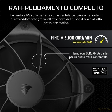 Corsair Rs120 120mm Fan Single Pack